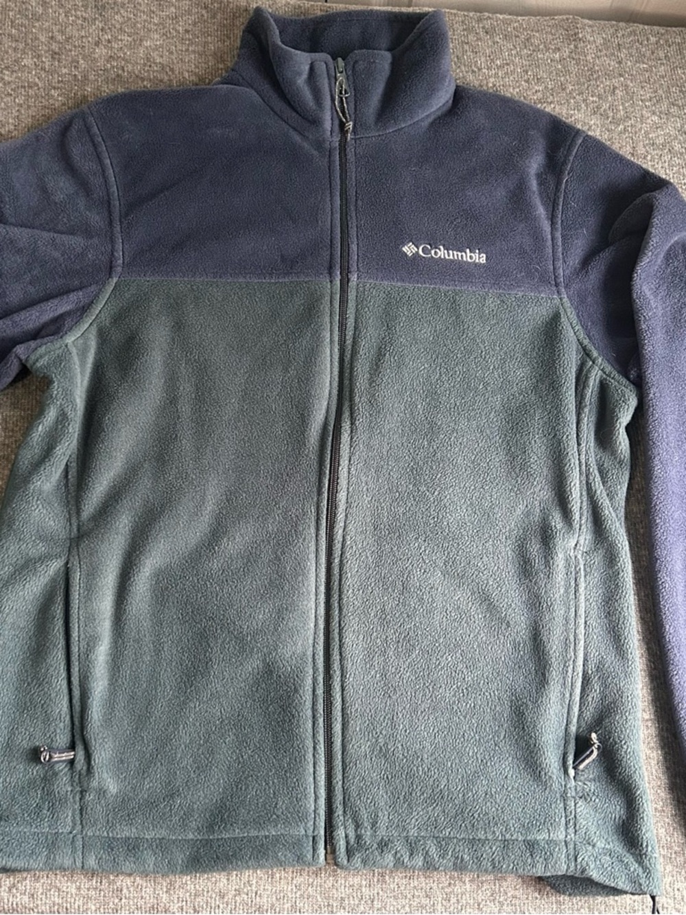 Columbia Navy Full-Zip Fleece Jacket